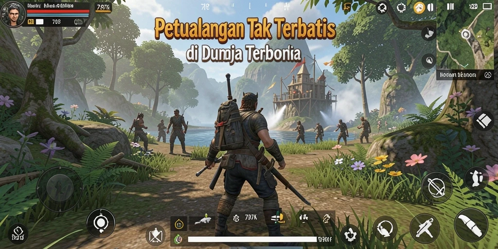 Gameplay <strong>797K</strong> yang seru dan mendebarkan di dunia terbuka.