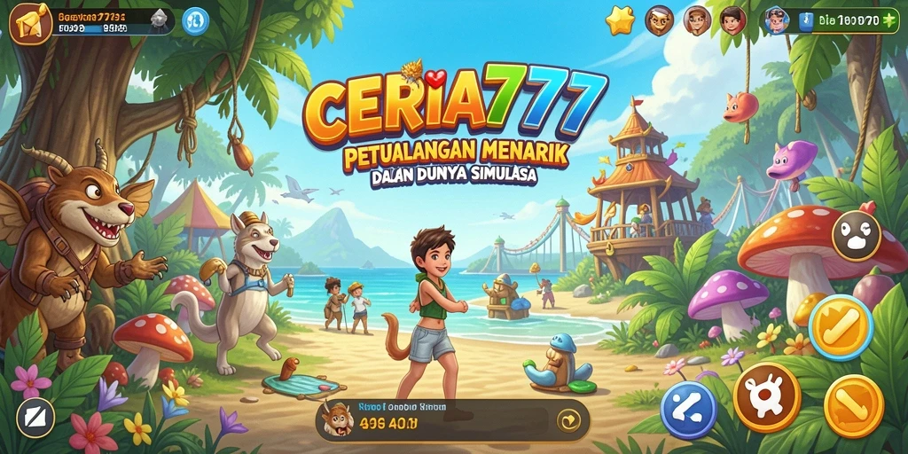 Tampilan gameplay CERIA777 yang menakjubkan dan interaktif.