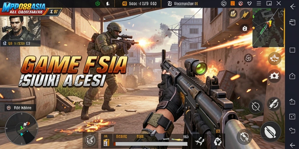 Tampilan gameplay <strong>MPO88ASIA</strong> dengan aksi tembak-menembak yang mendebarkan.