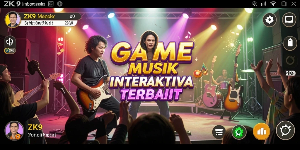 Gameplay ZK9 menampilkan interaksi musik yang seru dan menantang.
